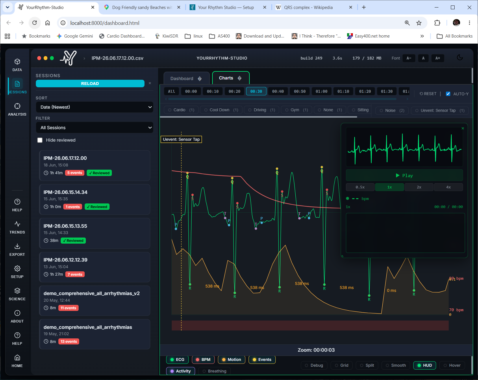 Session Browser